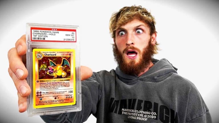 Logan Paul et sa carte Pokémon rare au combat de boxe