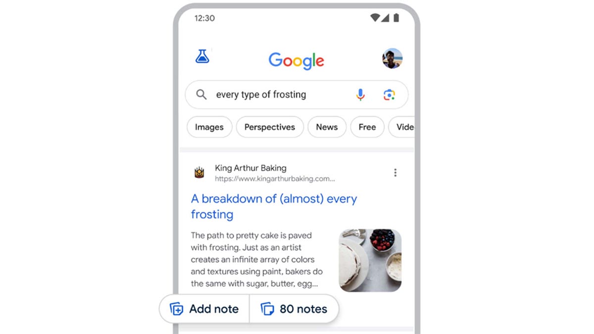 
Google souhaite que vous partagiez des notes informatives dans les résultats de recherche.