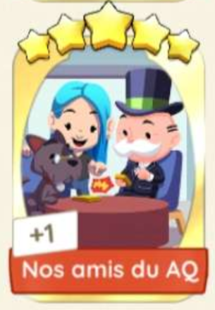 Nos Amis du AQ set GO Monopoly set 21 Monopoly GO