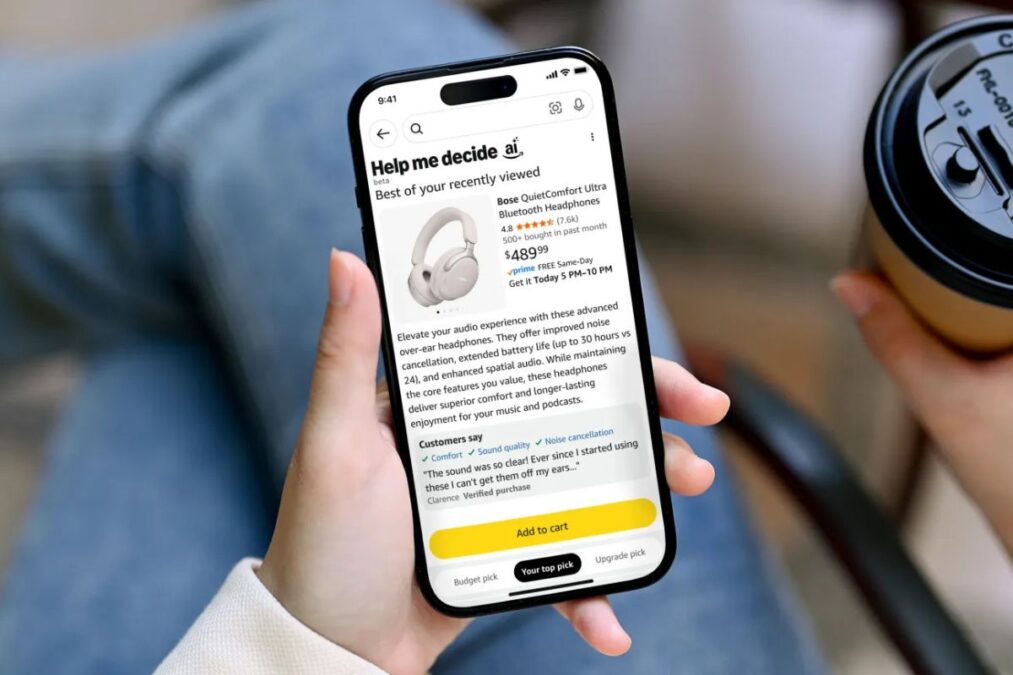 Amazon lance “Help Me Decide”, un nouvel outil d’achat intelligent basé sur l’IA pour recommander le bon produit selon vos habitudes