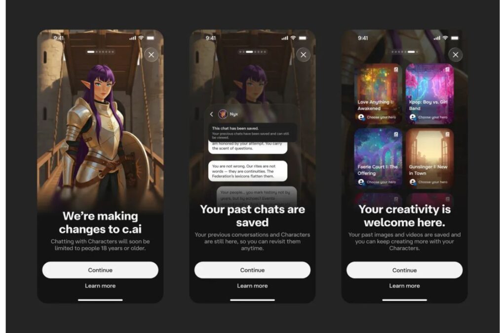 Character.AI a-t-il eu raison de bannir le chat pour les mineurs et de le remplacer par Stories pour protéger les adolescents ?