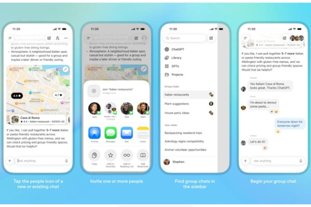ChatGPT transforme-t-il l’interaction avec l’IA en introduisant des discussions de groupe dans les régions pilotes ?