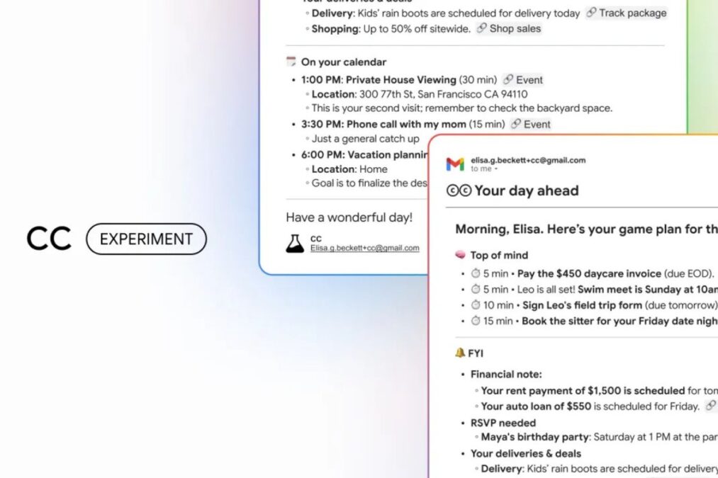 Comment l'assistant email de Google, CC, peut-il améliorer votre productivité quotidienne ?