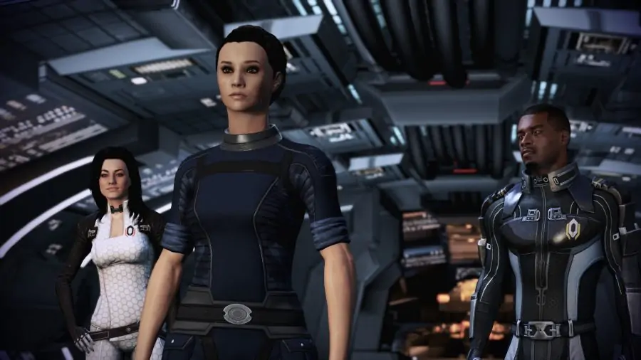 Certains des personnages de Mass Effect portant des tenues décontractées alternatives