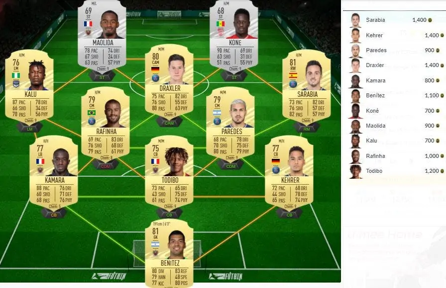 FIFA 21 Ultimate Team SBC Festival de FUTball FOF Challenge