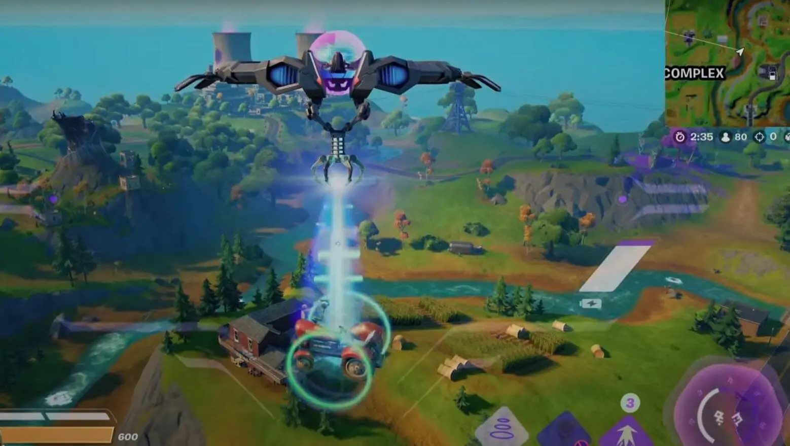 Fortnite livre un tracteur à la ferme Hayseed