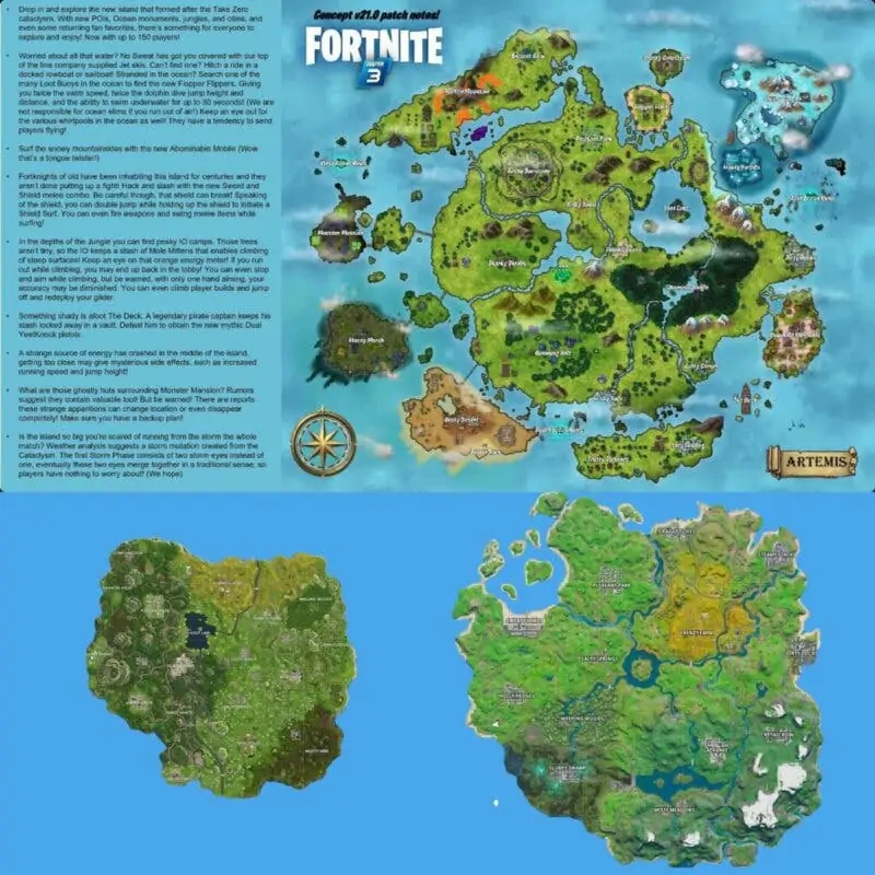 carte fortnite