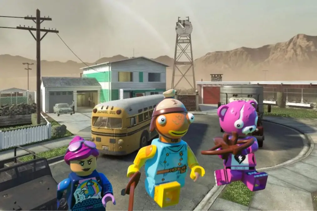 Un joueur de LEGO Fortnite recrée la carte iconique de Call of Duty : Nuketown