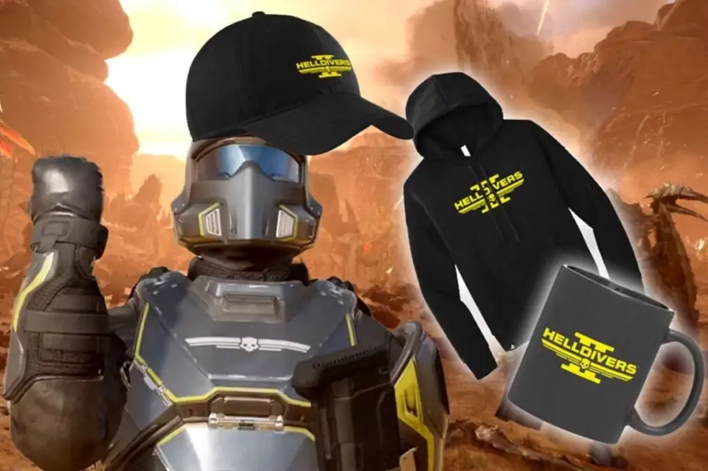 Helldivers 2 révèle sa gamme officielle de produits dérivés, incluant la fameuse tasse Cup of Liber-tea !