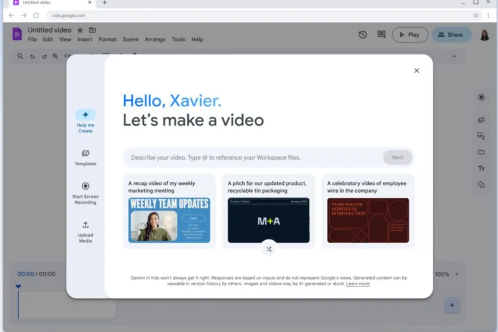 Google renforce Workspace : le bouton Vids dans Drive peut-il révolutionner la productivité des entreprises grâce à l’IA ?
